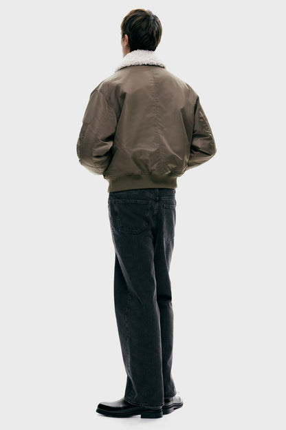 Premium Unisex Wool and Faux Leather Varsity Streetwear Bomber Jacket